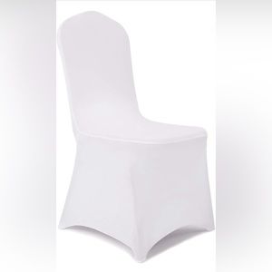 100 White Chair Covers for Banquet